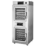 Nu-Vu Food Service UB-E5-5 Convection Oven Electric 5 18 x26 or 10 13 x18 pans solid state controls magnetic door latch tempered glass door 2 speed fan w door activated microswitch Casters V-Air Series