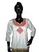 Bollywood Girls Short Tops Indian Kurtis Tunics Sequin Embroidered White Tops Cotton Size S Free Shipp