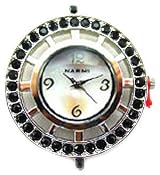 Jet Black Crystal Watch Face