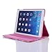 Nozza Stylish Lucky Flowers Case With 360 degrees Rotating Swivel Stand for iPad2/iPad3/iPad4 Pink