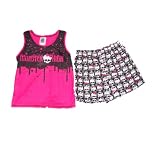 Monster High Logo and Skulls Tank Top Girls Sleep Set