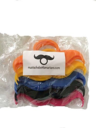 Mustache Bottle Markers