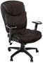 Kathy Ireland Office by Martin Market Street Task Chair, Black Fabric/Gray Mesh