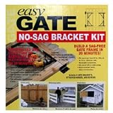 Gate Hardware: Homax 80099 Easy Gate Steel No-Sag Bracket Kit