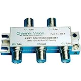 Channel Vision Splitter/Combiner, 1GHz, DC, 4-Way