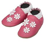 Robeez Daisy Fuchsia Soft Sole Baby Shoes 6-12 months * 08 Newest Collection -- We Have Large Selections! *