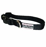 Spiffy Dog Air Dog Collar, S, Black-Black