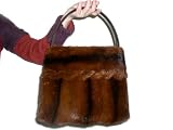 Mahogany Brown Mink Tote Bag