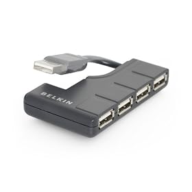Belkin USB 2.0 4-PORT MINI HUB * NO POWER SUPPLY