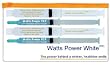 Watts Power White Professional 22% Teeth Whitening Sets- 2 Sets with Dental Tote