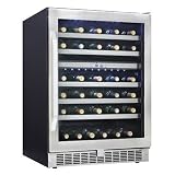 Silhouette 51 Bottle Built-In Dual Zone Wine Cooler