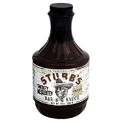Stubb's Bar-B-Q Sauce, Smokey Mesquite, 32-Ounce Bottles (Pack of 6)