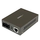StarTech.com 1000 Mbps Gigabit Multi Mode Fiber Ethernet Media Converter SC 550m (MCMGBSC055)