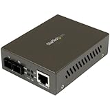StarTech.com 1000 Mbps Gigabit Multi Mode Fiber Ethernet Media Converter SC 550m (MCMGBSC055)