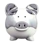 Piggy Money Bank - Large in Chrome by Kikkerland