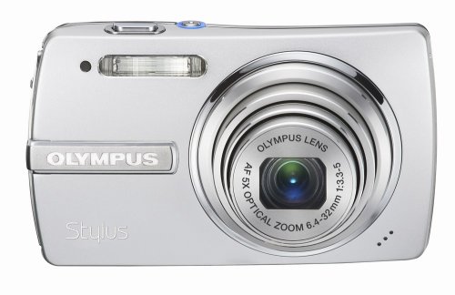 Olympus Stylus 840 8.1MP Digital Camera with 5x Optical Dual Image Stabilized Zoom (Silver)