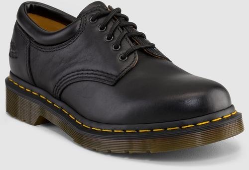 8053 5 EYE PADDED COLLAR SHOE Black Noir/ uk 11.