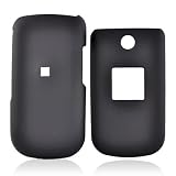 for Samsung SGH T139 Rubberized Hard Plastic Case Black