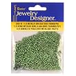 11/0 Seed Beads, Metallic Green, 20 Gram Pkg (Pack of 1)