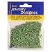 11/0 Seed Beads, Metallic Green, 20 Gram Pkg (Pack of 1)