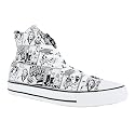 Converse All Star Comic Print Hi White/Black