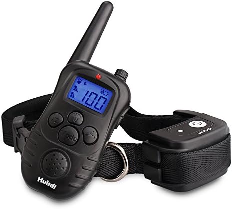 330 Yards Remote Dog Training Collar with Beep / Vibration / Shock Dog Training Rechargeable Waterproof with 100 Level of Vibration + 100 Level of Static Shock for Small Dog to Large Dog