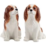 Quail Ceramics - Blenheim Cavalier King Charles Spaniel Salt And Pepper Pots
