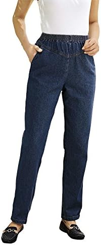 Lord Isaacs Slimming V-Yoke Jeans, Stonewash, 16