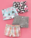 Flapdoodles Little Girl Printed Short