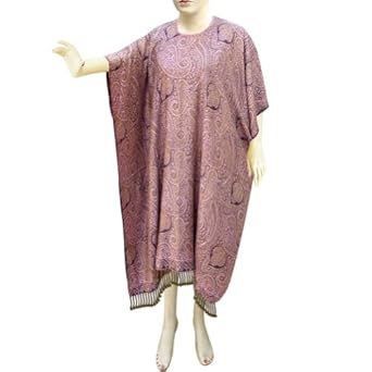 Paisley Cotton Caftans Kaftan In Jamawar Pattern Fashion Evening Wear Dress