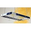 Rogar 2325 Rectangle with grid - White/Chrome