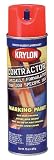 Krylon 7321 15-Ounce Water-Based Contractor Making Spray Paint, Fluorescent Red/Orange