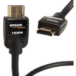 AmazonBasics High-Speed HDMI Cable (6.5 Feet/2.0 Meters) [Amazon Frustration-Free Packaging]