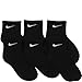Nike Kids 6 Pack Quarter Cut Socks with Swoosh Logo (6 Pairs)