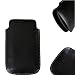 NFE Etui offen Lederetui Tasche Holster Handy H�lle simvalley MOBILE Easy 5