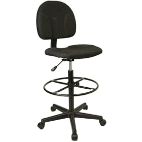 Ergonomic Multi Function Drafting Office Stool (Adjustable - 26'' - 30.5''H or 22.5'' -... by Everlast Furniture