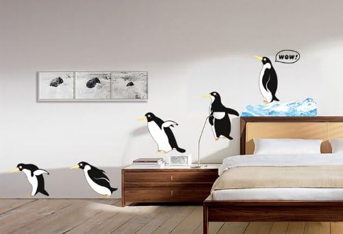 Glacier Penguin Lovely penguin living room bedroom kids room wall sticker