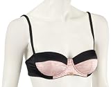 Dolce Gabbana Underwear Pinkblack Satin Lindsay Bra Medium