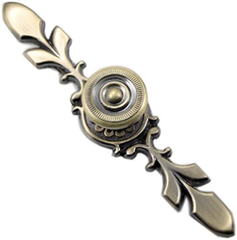 Jiqimao99 Antique Bronze Single Hole Round Pull Handle Knobes for Cabinet Door Drawer 120mm