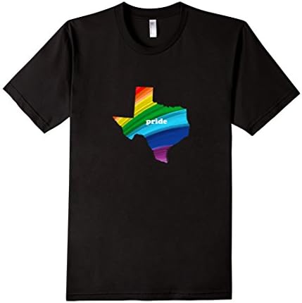 Men's Gay Pride Texas Tshirts - High Quality Fabric XL Black