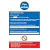 Stewart Superior Safe Condition & Fire Equipment Sign Fire Action Write On 297x210mm Ref NS017