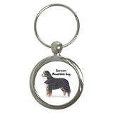 Bernese Mountain Dog Key Chain (Round)