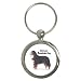Bernese Mountain Dog Key Chain (Round)