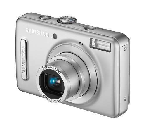 Childrens Toyshop  Electronics : Samsung L310W Digital Camera - Silver (13MP, 3.6x Optical Zoom) 2.7" LCD