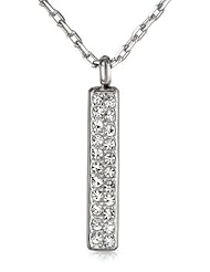 Fossil Glitz Bar Pendant Necklace, 18"