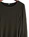 ROMWE Women's Loose T-Shirt Long Sleeves Casual Pockets Plain Dress