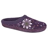 Daniel Green Ladies Kenzie Detailed Wool Clog by Daniel Green