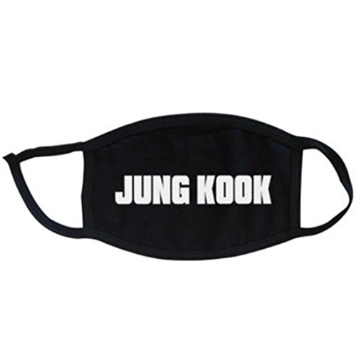 Kpop BTS Mouth Mask Jin Jungkook V SUGA J-Hope Jimin Bangtan Boys Face Respirator (Jungkook)