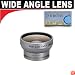 0.45x Digital Wide Angle Macro Professional Series Lens + DB ROTH Micro Fiber Cloth For The Canon Powershot SD990 SD950 SD900 SD890 SD880 SD870 SD850 SD800 SD790 SD700 SD40 Digital Cameras