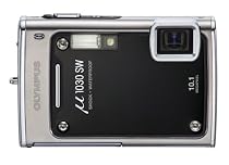 Olympus Mju 1030SW Digital Camera - Midnight Black (10.1MP, 3.6x Digital Zoom) 2.7 inch LCD